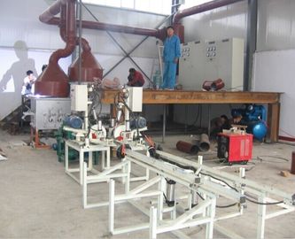 500KG ترکیبی صنعتی ذوب 55KW کوره مس سیستم ریخته گری میله