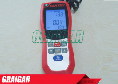 اندازه گیری دما سیم داغ IR حرارتی بادسنج دماسنج مادون قرمز SENTRY ST732 سرعت هوا جریان هوا