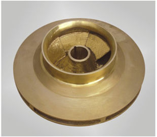 نصب شده پمپ برنج مس پروانه، شن و ماسه ریخته گری پره چرخ پروانه ASTM، GB، DIN، EN