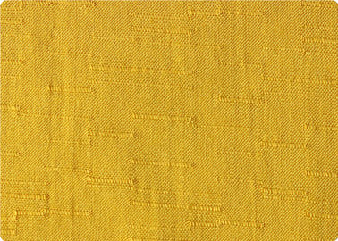 زیبا زرد / سفید 120gsm 100 ابریشم مصنوعی پارچه های ژاکارد اثاثه یا لوازم داخلی پارچه